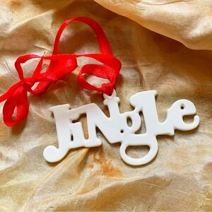 NWT LENOX JINGLE Porcelain Christmas Ornament